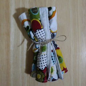 Reusable Paper Towels Handmade Cloth Unpaper Towels Set of 4